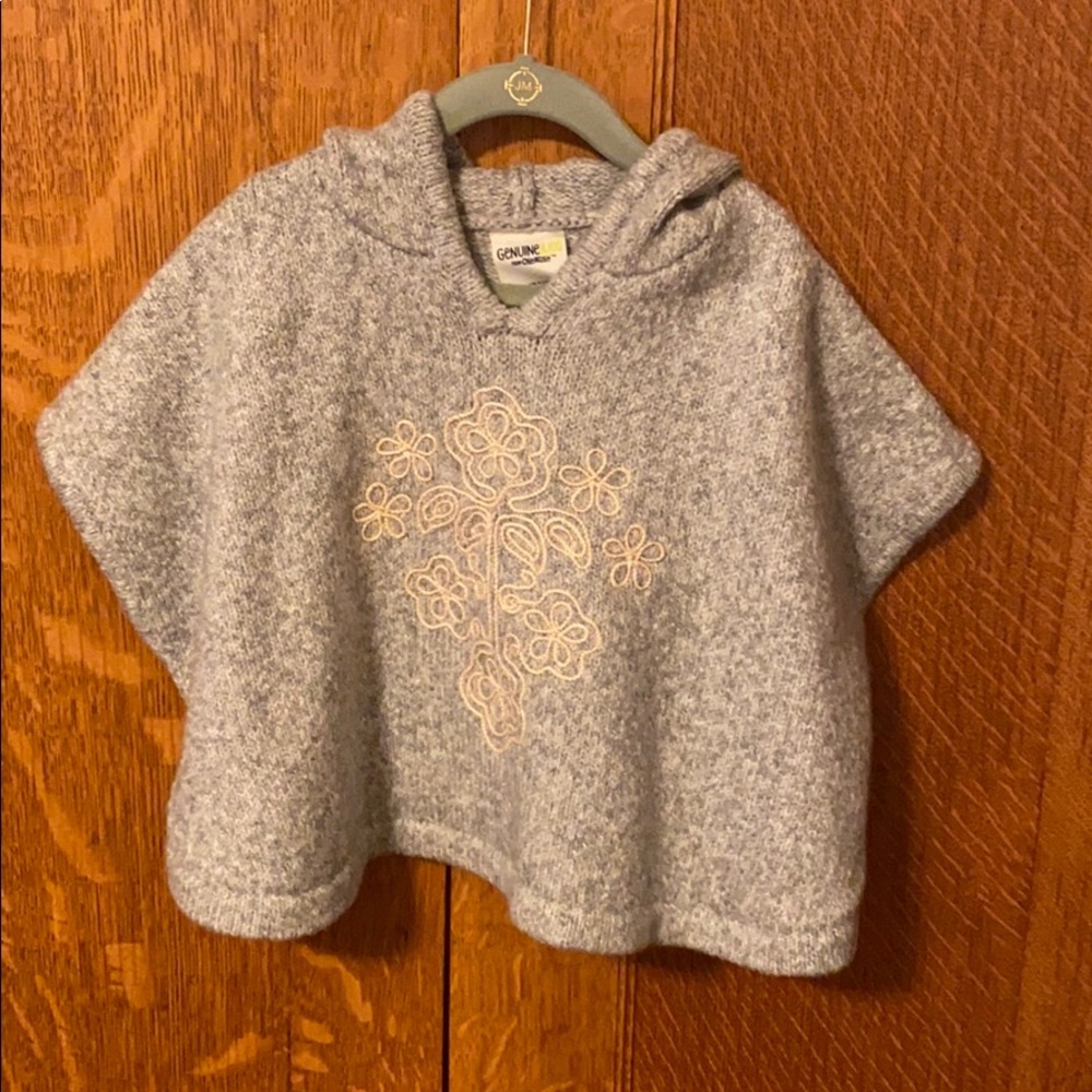 OshKosh Hooded Poncho Sweater